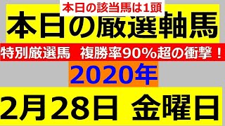 毎日更新 【軸馬予想】■大井競馬■名古屋競馬■2020年2月28日(金)