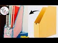 How to make a book holder | cardboard craft idea | recycle box craft