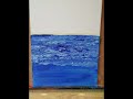 20초 바다 파도 그림그리기 아크릴화 유화 acrylicpainting painting