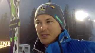 Andre Myhrer's first comments after win at Levi Slalom Opening of the Audi FIS Ski World Cup