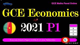 GCE O Level Economics Paper 1 and Papers June 2021 Correction | GCE Maths Panel