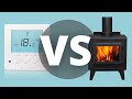 How much can you save: wood stove vs gas central heating?