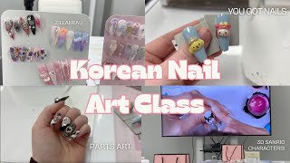 Taking a Korean nail art class at Zillabeau! Make.N Parts Art / Life as a nail tech