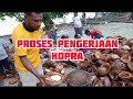 Proses Pengerjaan Kopra di Kepulauan Aimando Padaido