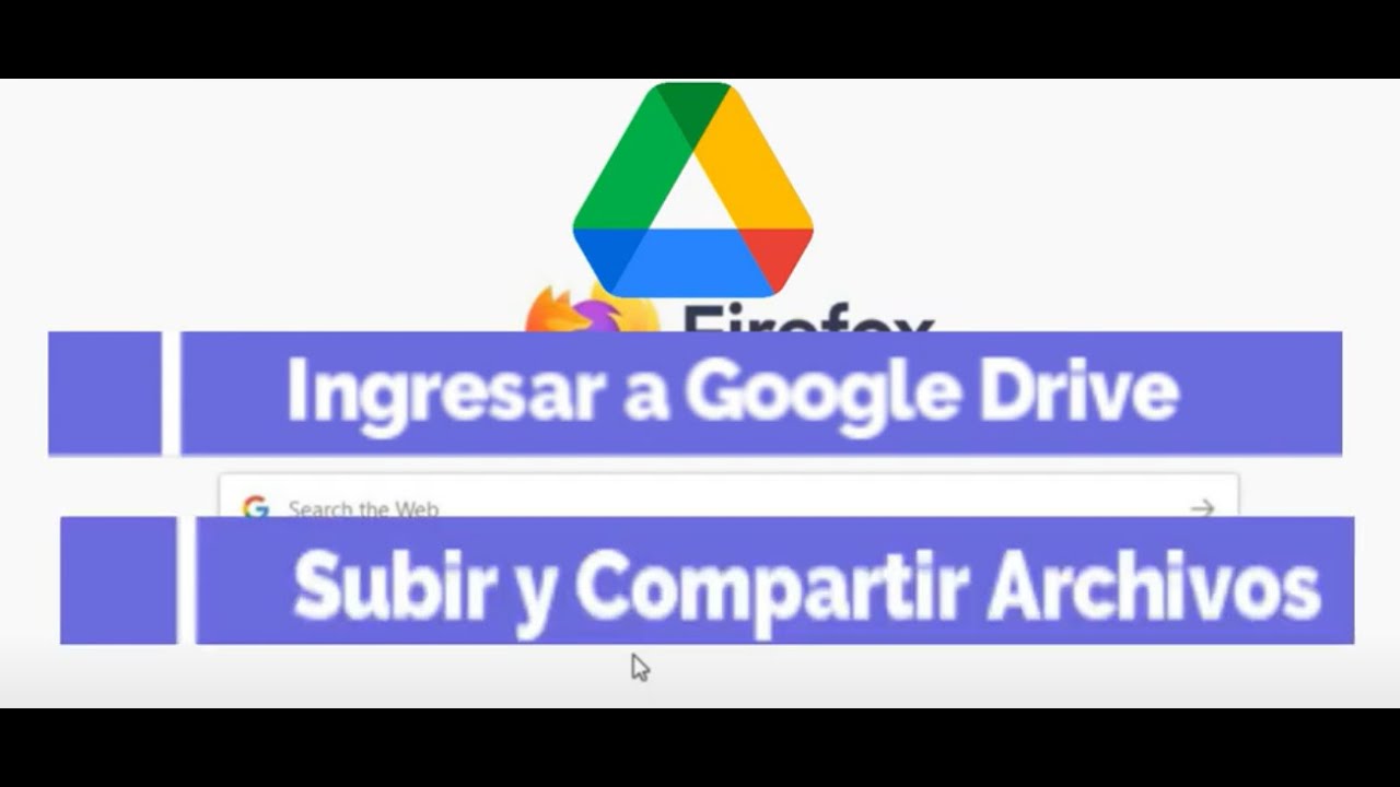 GOOGLE DRIVE (Subir Y Compartir Archivos) - YouTube