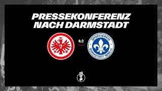 "Ein tolles Pokalspiel" I Pressekonferenz nach Eintracht - Darmstadt 98