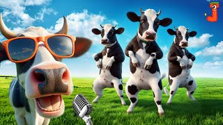 FUNNY COW DANCE FOR 12 MINUTES STRAIGHT | Cow Song \u0026 Cow Videos 2024 | Cow dance mix | dancing cow