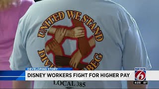 Disney workers fight for higher wages