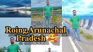 ঢলা শদিয়া চাওঁআহক//Roing,Arunachalpradeshৰ view পাহাৰৰ সৈতে ডাৱৰ একাকাৰ#viral#travel#trending#love