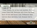 [313 말씀묵상 | 오디오 암송] W24-5 / 1 John 4:7–8 (ENG)