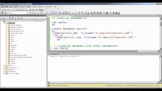 introduction to sql server 2008 create database transact - sql