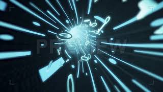 Binary Flying Through Internet Cables Stock Motion Graphics