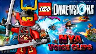 All Nya Voice Clips • Lego Dimensions • (Eliza Jane Schneider) All Voice Lines