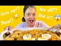 Mukbang || 2x Spicy Ramen+eggs+chicken nuggets || Priya Thapa