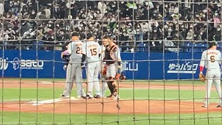 大勢が締めた！ジャイアンツ勝利の瞬間！