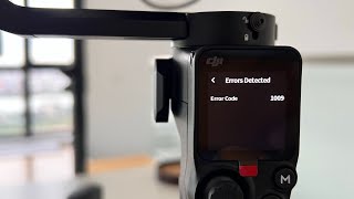 DJI RS 3 Mini All Axis Balanced, Gimbal is Unreliable and Unusable, ERROR CODE 1009