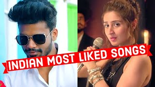 Top 25 Most Liked Indian/Bollywood Songs of All Time on Youtube