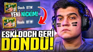 UZUN ZAMANDIR KULLANDIĞIM NİCKİMİ DEĞİŞTİRDİM!! 😱 (ESKİ DOCH GERİ DÖNDÜ!!) | PUBG Mobile