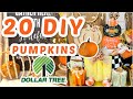 🎃20 DIY DOLLAR TREE FALL PUMPKIN DECOR CRAFTS 🎃 Olivia's Romantic Home DIY