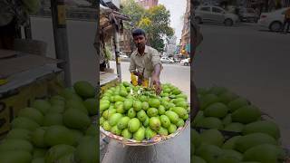 Hardworking Man Selling Raw Green Mango in India #shorts