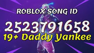 19+ Daddy Yankee Roblox Song IDs/Codes