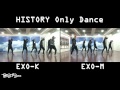 EXO K EXO M History Dance practice