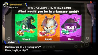 Splatoon 3 - Splatoween 2024 Splatfest Announcement: Wizards Vs. Knights Vs. Ninjas