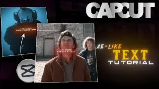 CapCut AE-Like Text Tutorial | @hurricaneeditzxd Style 🔥