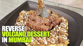 3 layered Reverse Volcano Dessert At Z's Creamery in Mumbai | Curly Tales