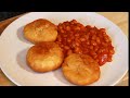 Family Breakfast Recipe Jamaican FRIED DUMPLING WITH BAKED BEAN | Easy Jamaican Fry Dumpling Recipe