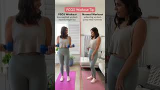 PCOS workout vs Normal workout #pcos