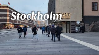 Stockholm, Sweden, Virtual Walking Tour in 4K , February 2025