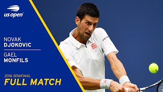 Novak Djokovic vs Gael Monfils Full Match | 2016 US Open Semifinal