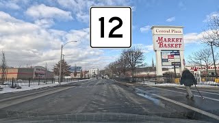 ⁴ᴷ⁶⁰ Driving Massachusetts Route 12 from Leominster, MA to Fitchburg, MA