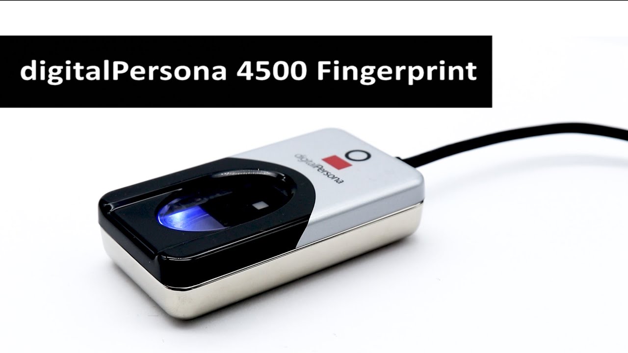 HID DigitalPersona U.are.U 4500 Fingerprint Reader 2020 - YouTube