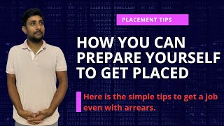 How to get Job after college | No Placement | Arrears | Tips in Tamil.