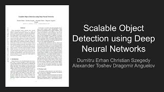 [DeepReader] MultiBox: Scalable Object Detection using Deep Neural Networks