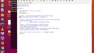 Compute strlen (string length) using x86 instruction scasb