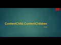 @ContentChild,@ContentChildren in Angular