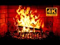 🔥 Cozy Fireplace 4K (12 HOURS). Fireplace with Crackling Fire Sounds. Crackling Fireplace 4K