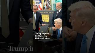Trump imposes $100K fee for H-1B work visas
