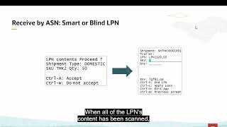 8 Receive Shipments | Inbound Overview | Oracle Warehouse Management system | Oracle WMS