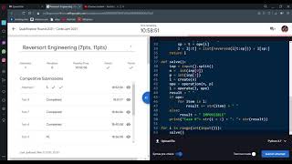Reversort Engineering CodeJam 2021