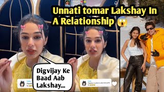 Unnati tomar In A Relationship With Lakshay After Breakup 💔 With Digvijay Rathee