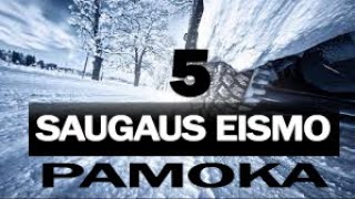 Saugus eismas: pavojingos situacijos kelyje | KET pamoka | InAutum.lt