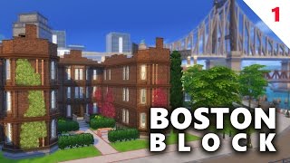 The Sims 4 House Building | BOSTON BLOCK APARTMENTS (Part 1)