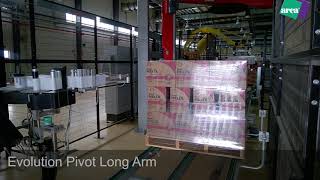 Evolution 160 Pivot Arm: Label Application on Pallet