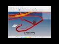 Simulating blast clearance with VUMA3D-network