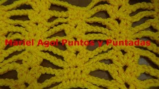 Puntada a crochet fácil y bonita. Muestra No. 139