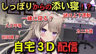 【VRChat】かわいい? コント?w 放送事故!? おうち3D配信【夜絆ニウ/切り抜き】